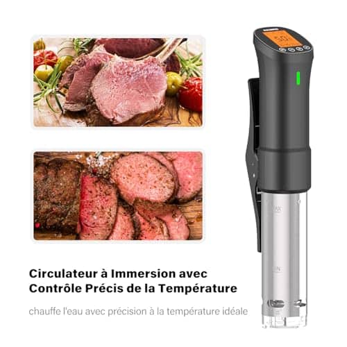 Vue detaillee 2 du produit Cuiseur sous vide WiFi précision 0,1°C Inkbird