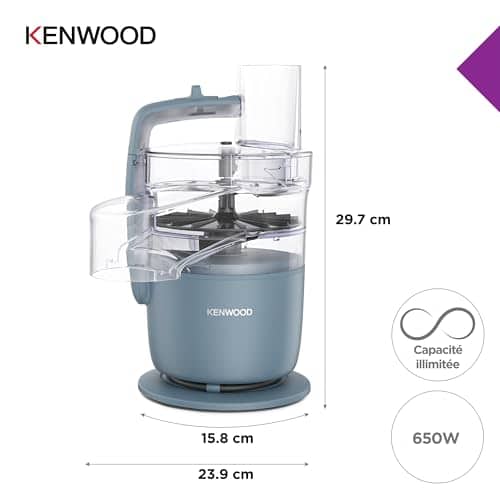 product-Kenwood-MultiPro-Go-FDP22.130GY,-Processeur-Alimentaire-Compact-de-Cuisine-de-30cm-de-Haut,-pour-Couper,-Râper,-Mixer-et-Pétrir-la-Pâte,-avec-Express-Serve-dans-la-Poêle,-Récipient-1,3-l,-650W,-Bleu-4.jpg