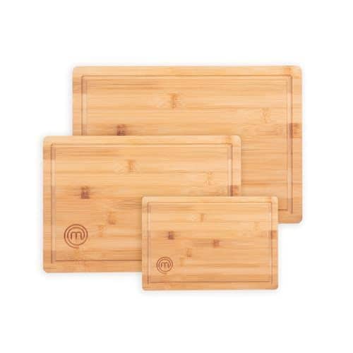 Photo du produit Planches à découper bambou antibactériennes MasterChef