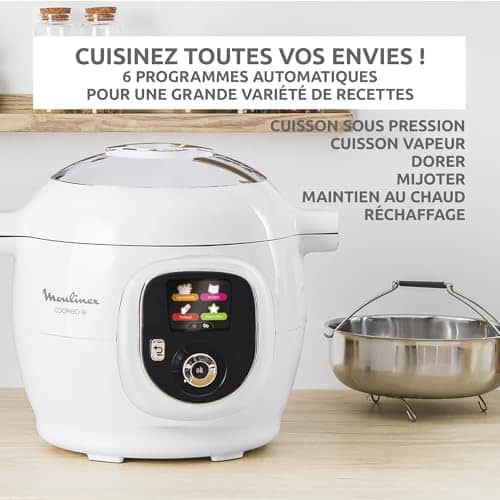 Vue detaillee 2 du produit Multicuiseur cookeo intelligent cuisson rapide Moulinex