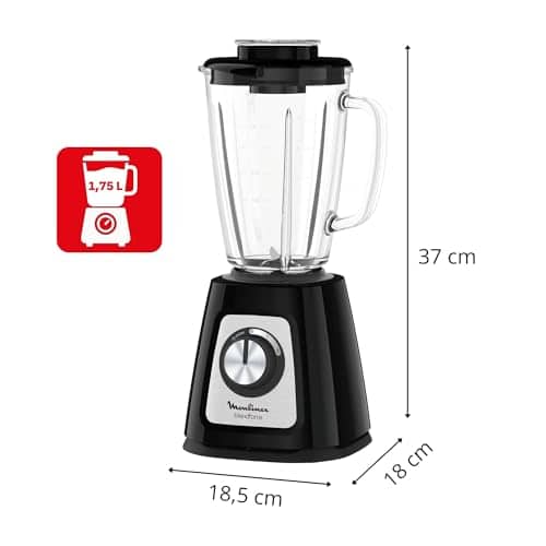 Vue detaillee 2 du produit Blender mixage continu 3 minutes fiable Moulinex