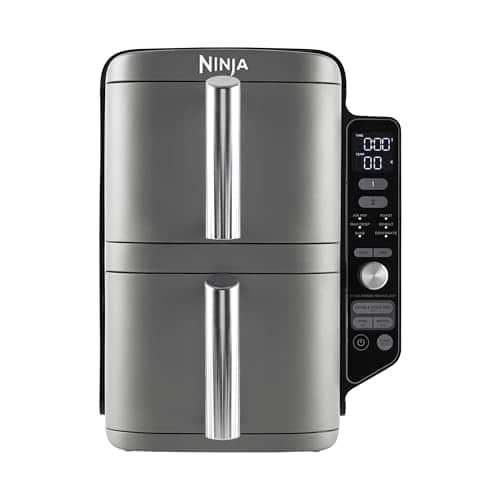 Photo du produit Friteuse double tiroirs gain de place XL NINJA