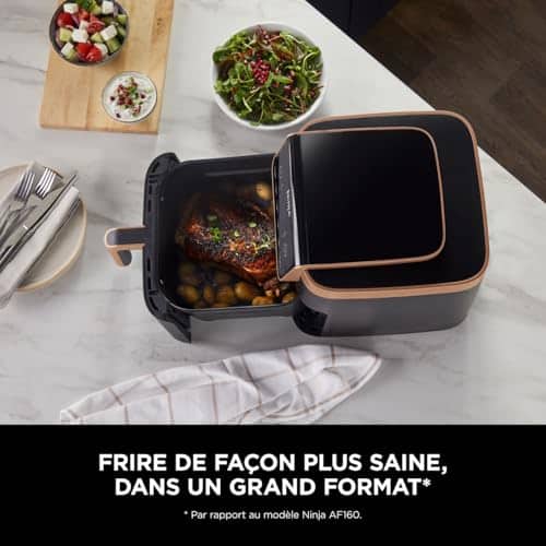 Vue detaillee 2 du produit Friteuse sans huile grand tiroir performante NINJA