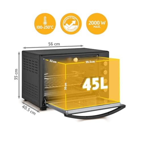 Vue detaillee 1 du produit Mini-four capacité compacte TZS First Austria
